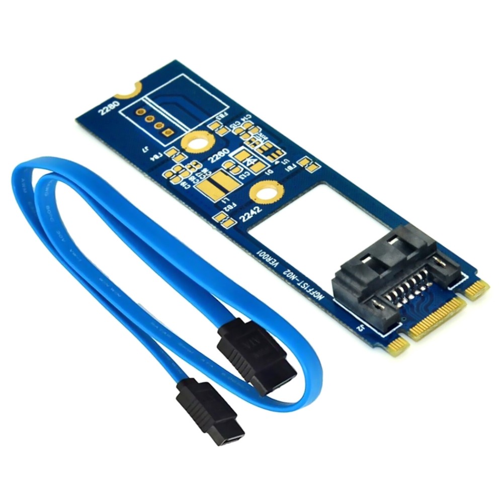6Gb/s M.2 to SATA Adapter Card for Win7 Win8 32-bit