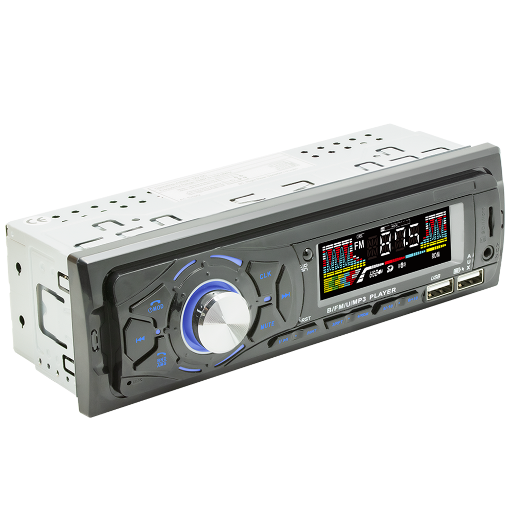 Car Stereo Bluetooth Radio MP3 Player Single 1DIN Touch Screen AUX FM Head Unit