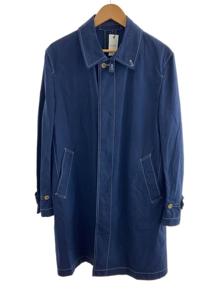 Mojito Stainless Steel Collar Coat/L/Cotton/Nvy/Plain 1599