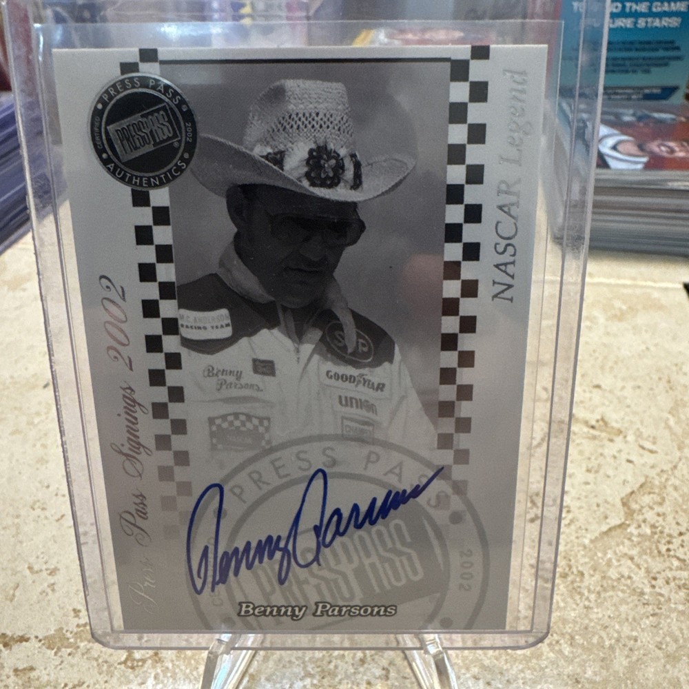 2002 Press Pass Premium Signings Benny Parsons