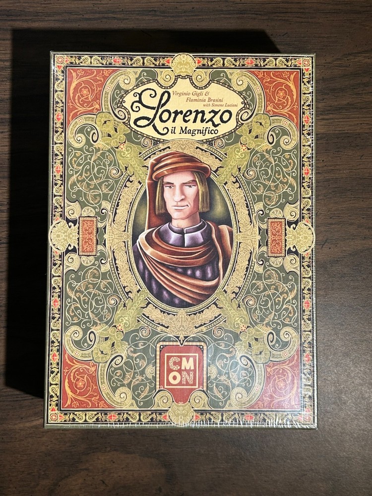 [NEW SEALED] Lorenzo il Magnifico Board Game by Gigli & Brasini (C-MON 2016)