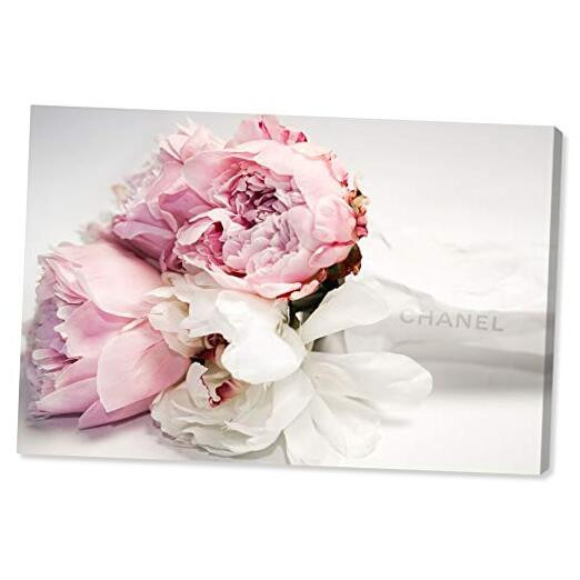 Oliver Gal Peonies and Magnolia Love Pink Floral Botanical Wall Art
