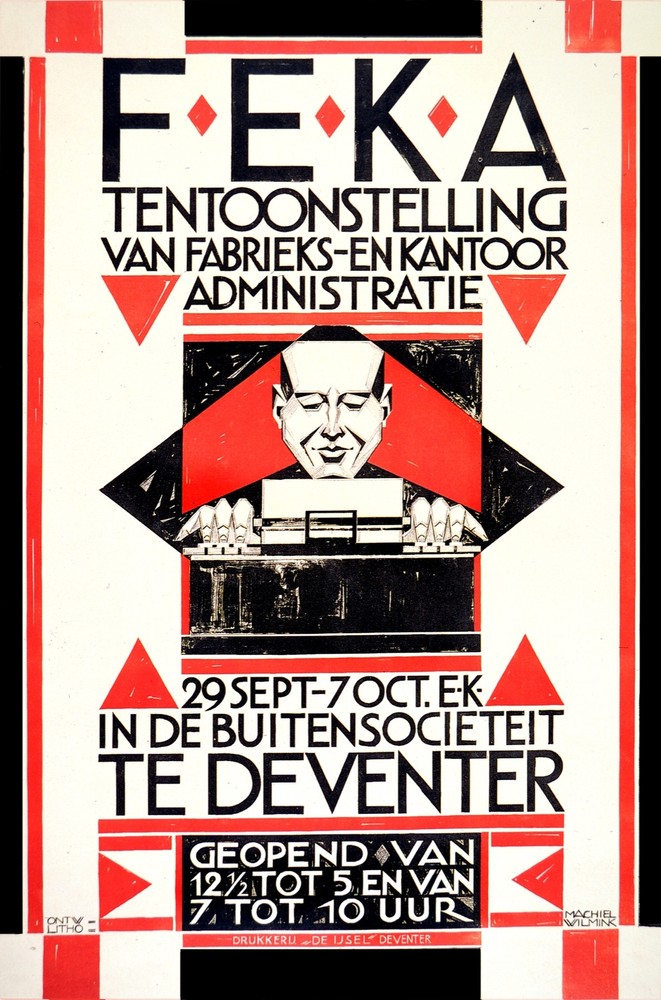 Faka Tentoonstell te Deventer Decorative Poster. Home Graphic Art Design. 4150