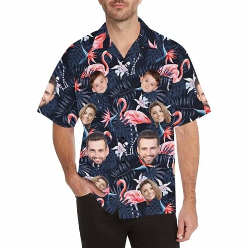 Flamingo Tropical Hawaiian Shirt Personalized Beach Summer Gift