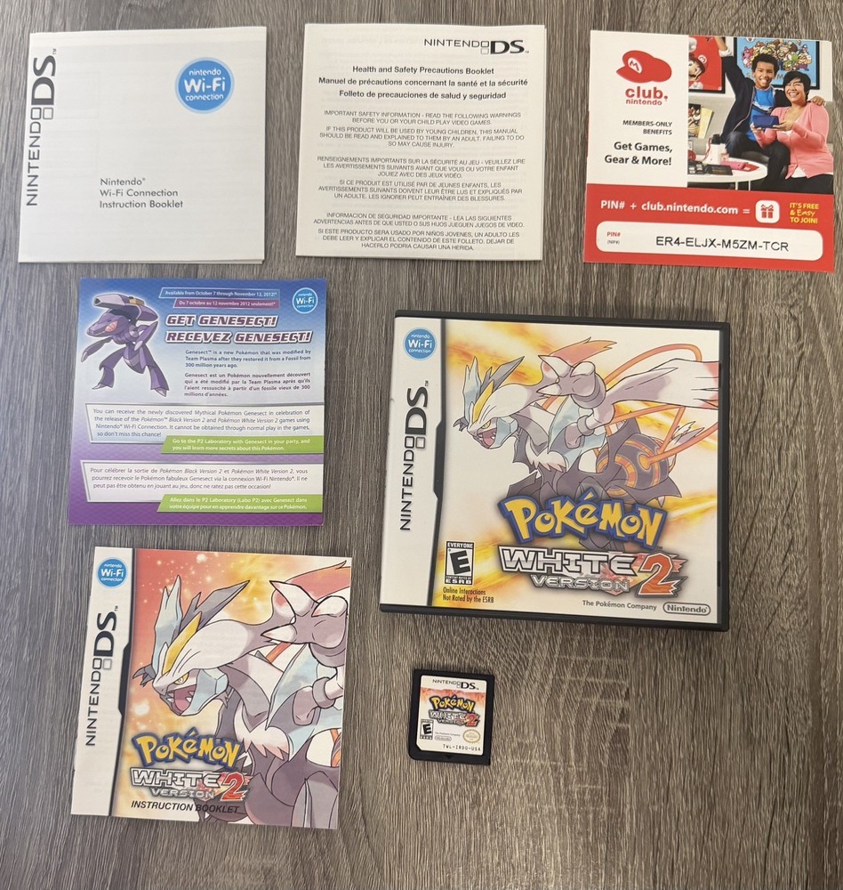 Pokemon White Version 2 for Nintendo DS 2012 Authentic Tested Saves CIB