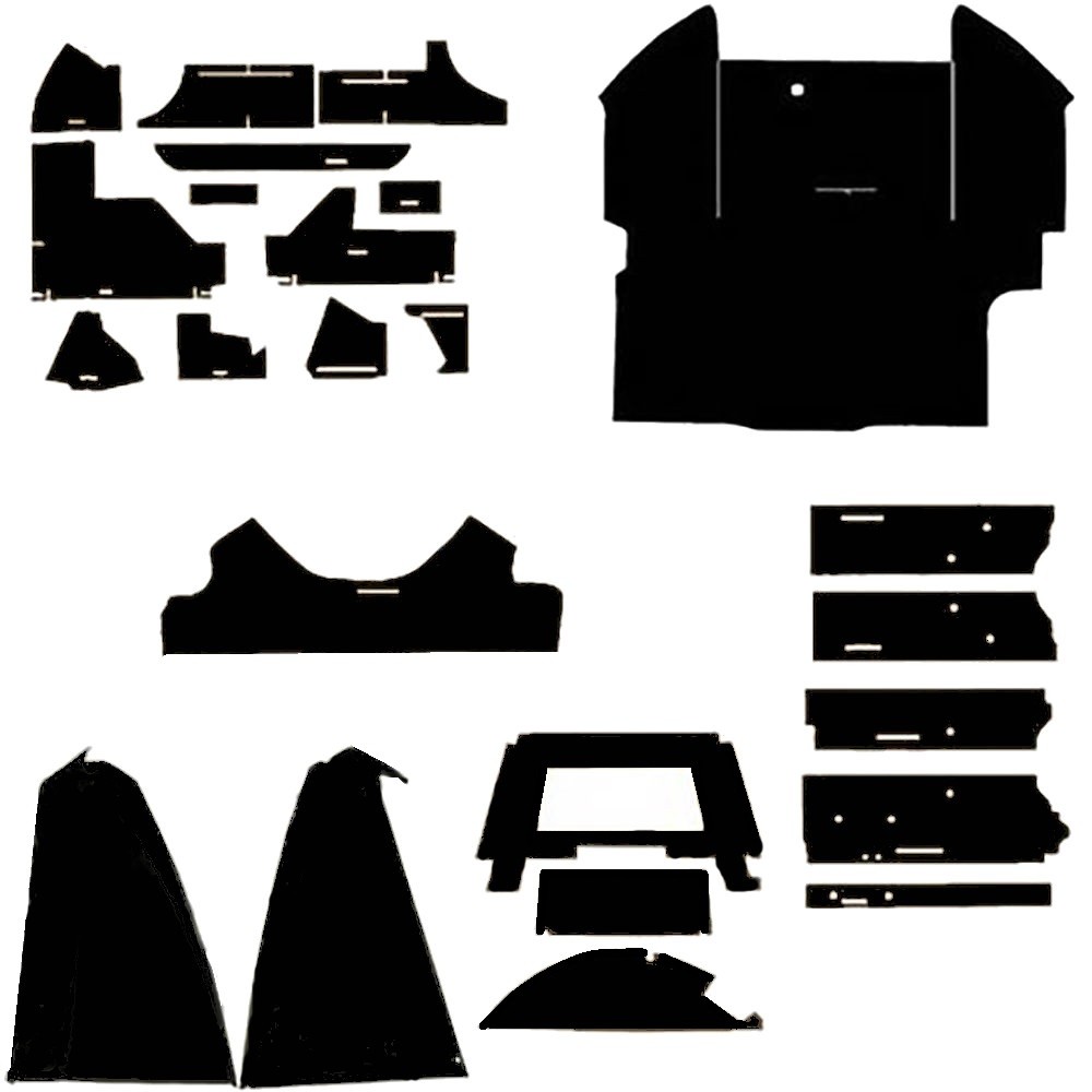 CR40E KIT1 Complete Cab Interior, Fits John Deere 40 Series, Early SN