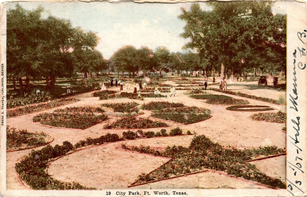 FRANK S. THAYER, PUBLISHER, DENVER, City Park, Ft. Postcard