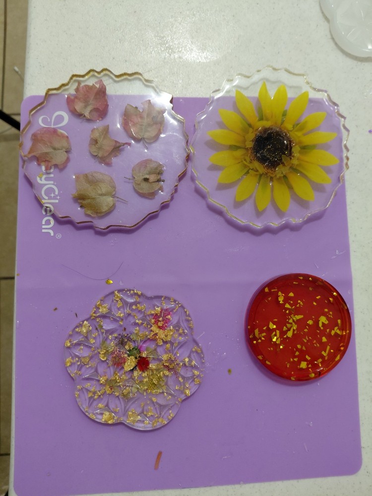 Epoxy resin molds set - 2 pcs 5