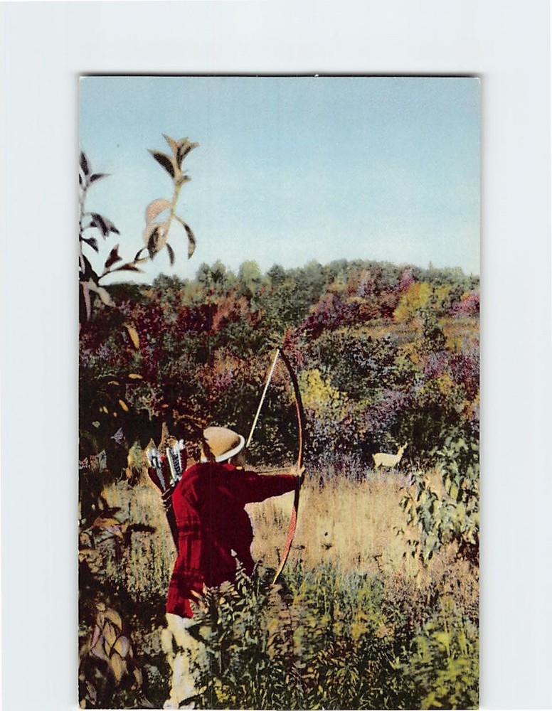 Postcard Field archery Seneca Lake Country Watkins Glen New York USA