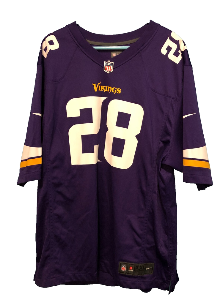 Nike NFL Adrian Peterson #28 On-Field Jersey Men's XXL Excellent Condition