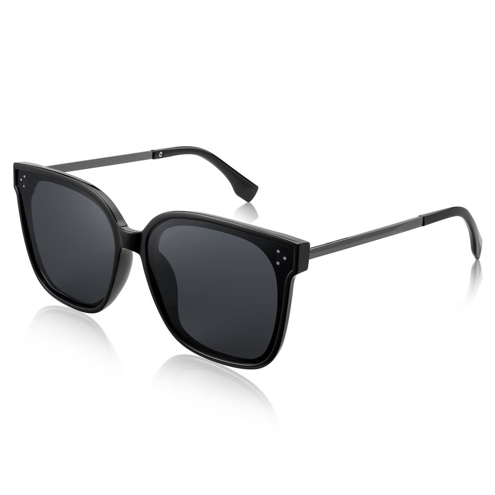 FEISEDY Sunglasses Womens, Oversized Retro Square Polarized Sunglasses, Trend...
