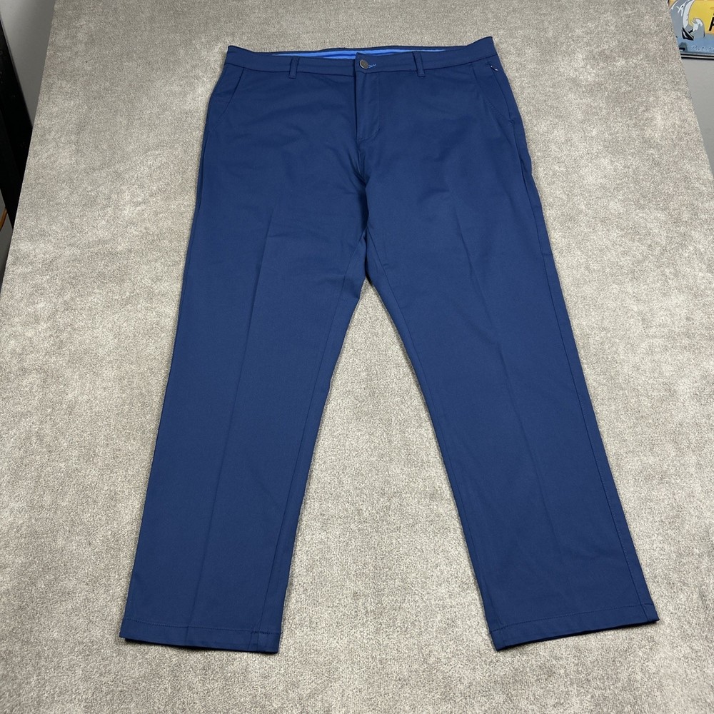 Twillory Pants Mens 38x30 Navy Tailored Fit Performance Stretch Zip Pocket Golf