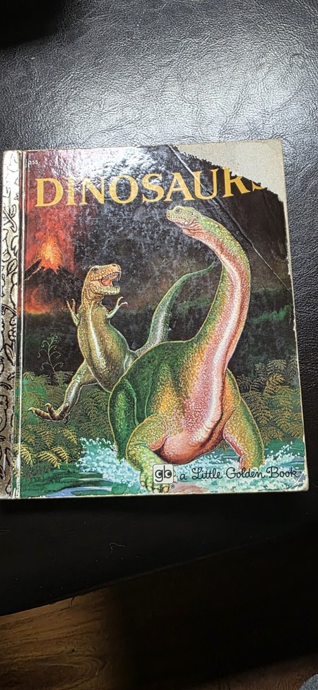 1959 A Little Golden Book Dinosaurs Vintage