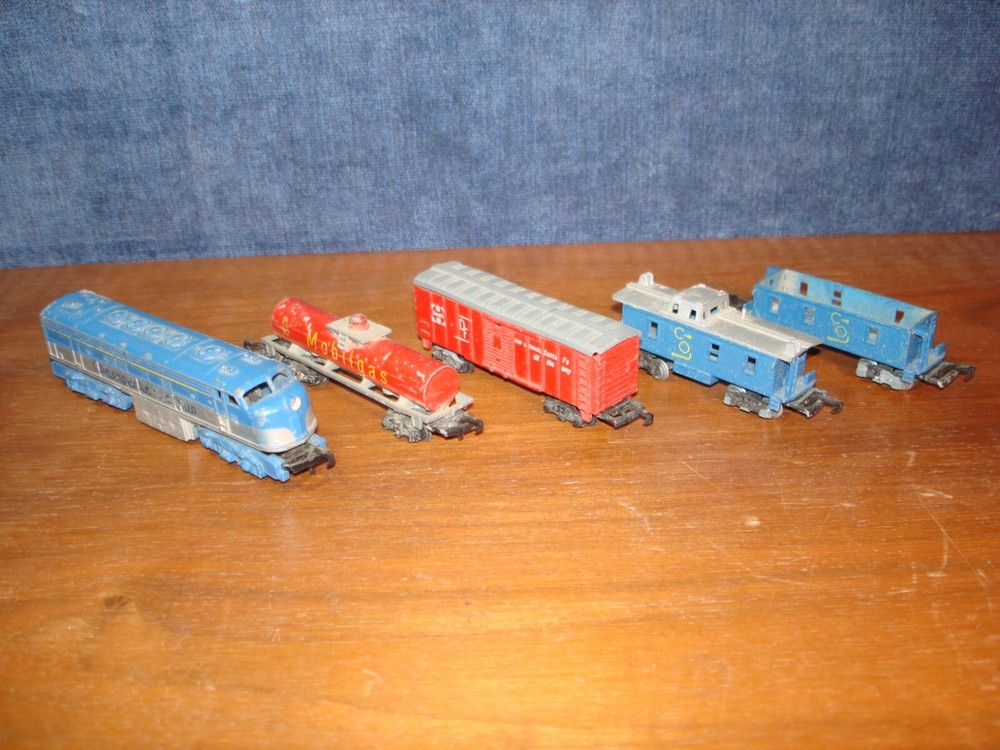 N Scale Gauge Train Collection 5 Pieces Lone Star Treble-O-Lectric England