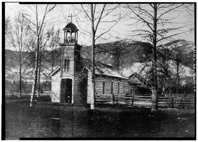 St. Mary's Mission Roman Catholic,Stevensville,Ravalli County,MT,Montana,HABS,1