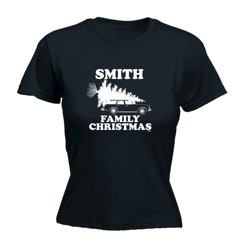 Funny Christmas Family Smith Womens T-Shirt Novelty Gift Tee  