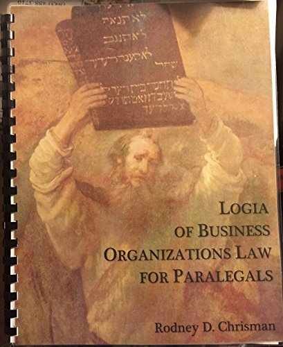 Logia of Business Organizations - Paperback, by Chrisman Rodney D; - Very Good
