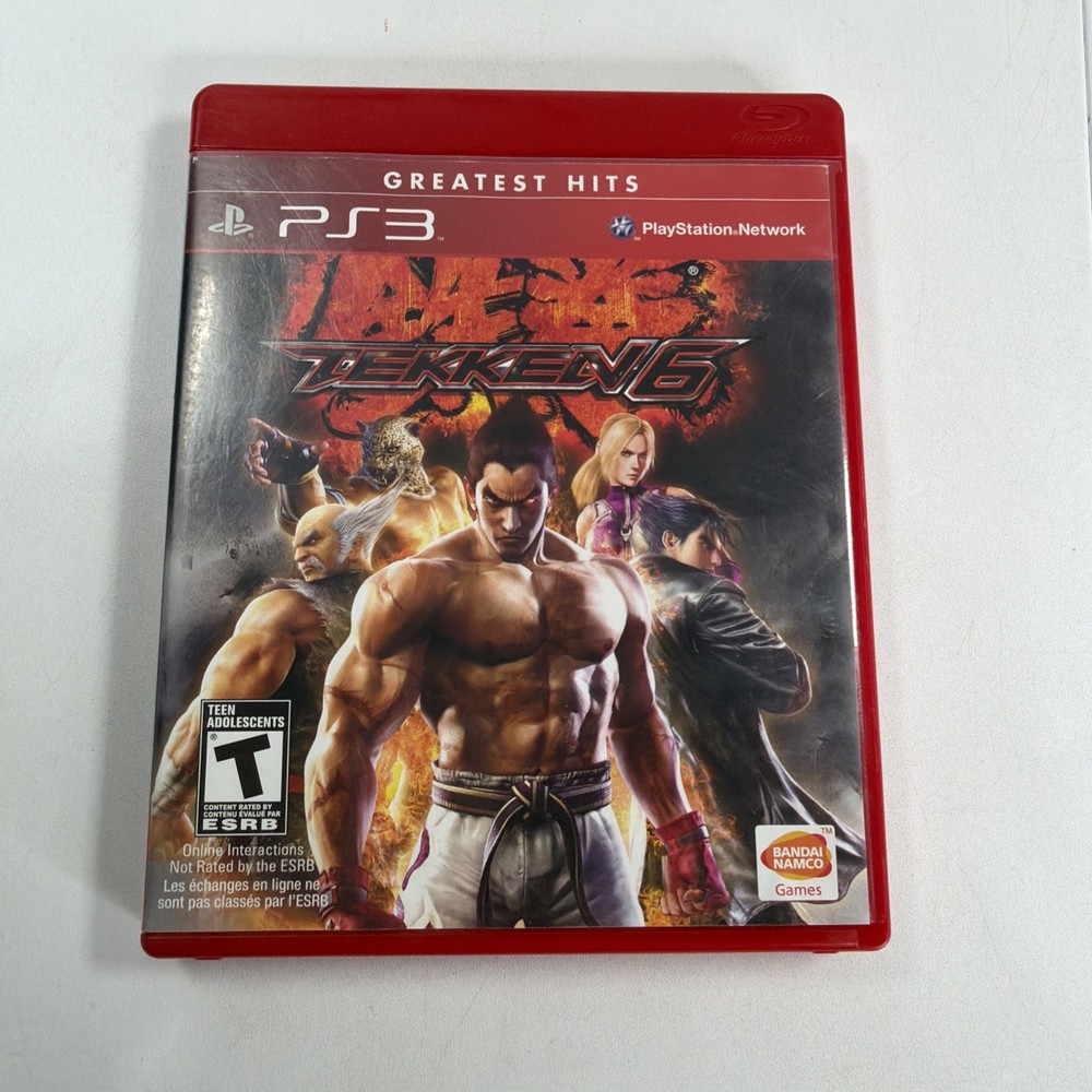 Tekken 6 (Sony PlayStation 3, 2009) PS3 Complete W/ Manual CIB TESTED