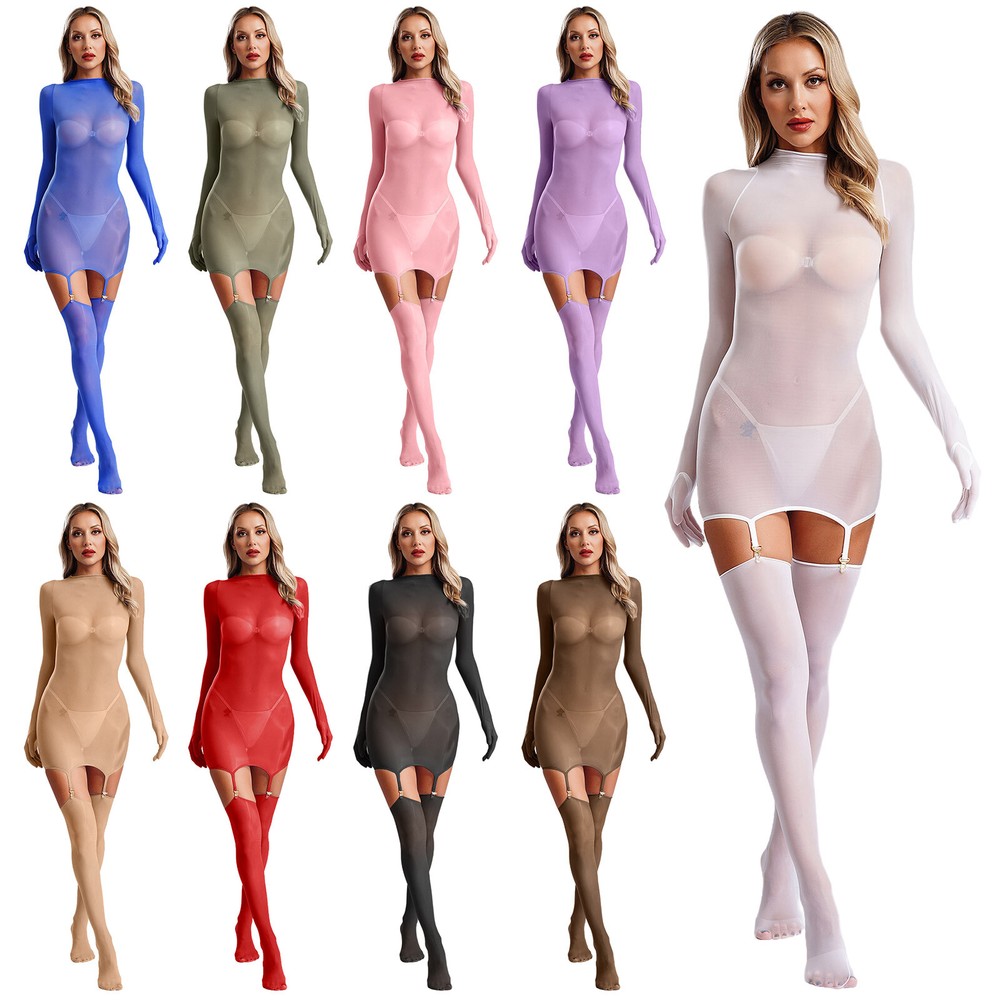 Women's Bodysuit Exotic Jumpsuit Ultrathin Leotard Gift Bodystockings Club Fun
