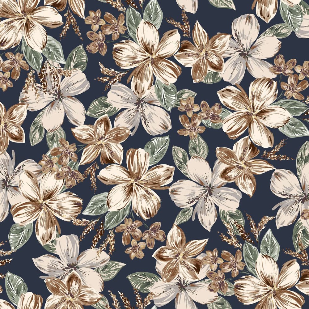 Colorful Moroccan-Inspired Large Floral Polyester Fabric for DIY & Crafting Projects
