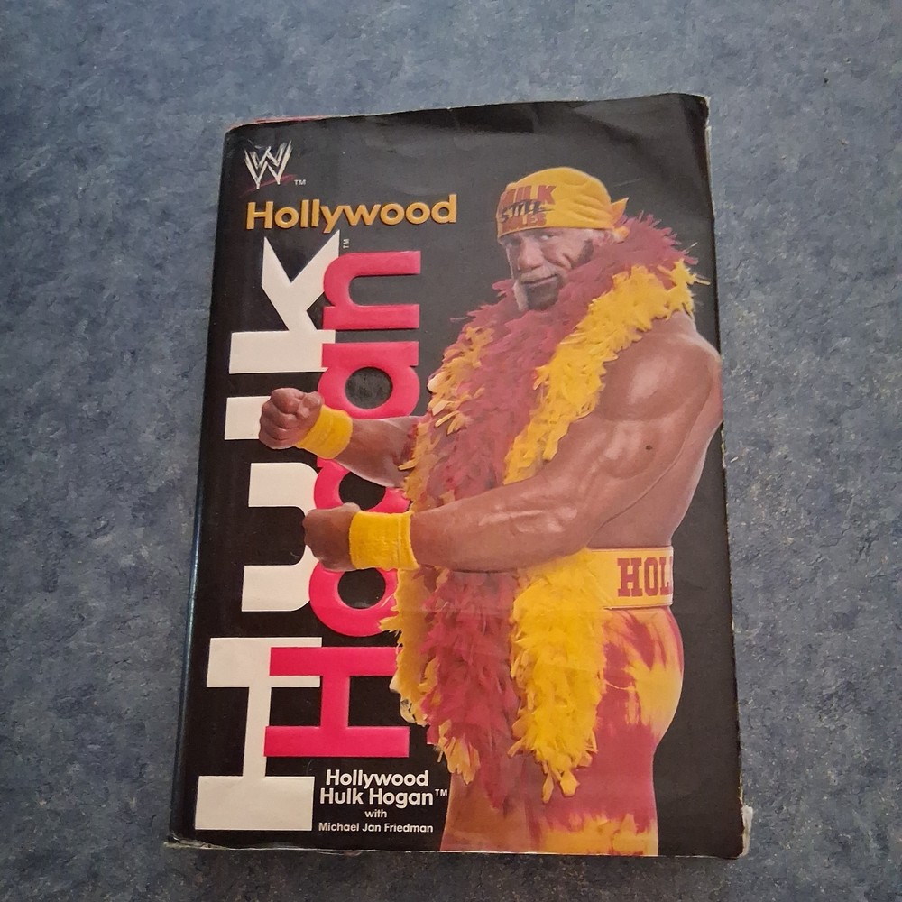 HOLLYWOOD HULK HOGAN  2002 Hardcover Book wwe wwf nwa wcw