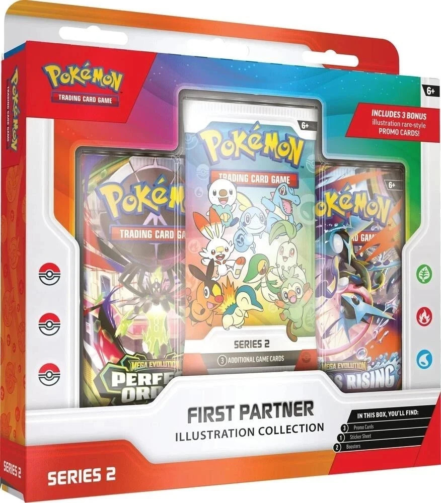 Sealed First Partner Illustration Collection Series 2 PRESALE 6-19 Pokemon