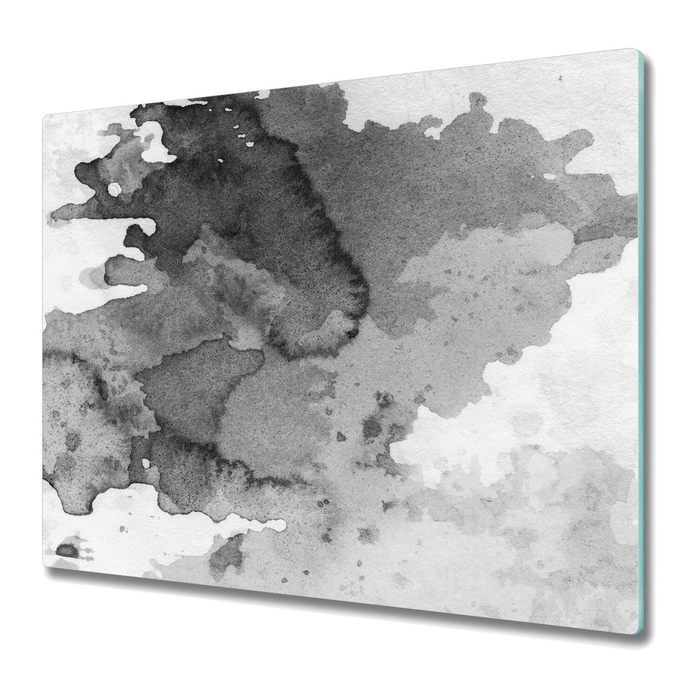 Glass Chopping Board Utensil Worktop Saver Watercolour Touch Art Vintage 60x52