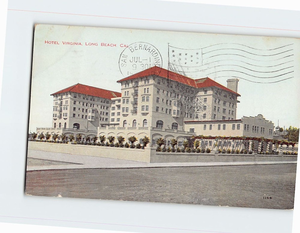 Postcard Hotel Virginia Long beach California