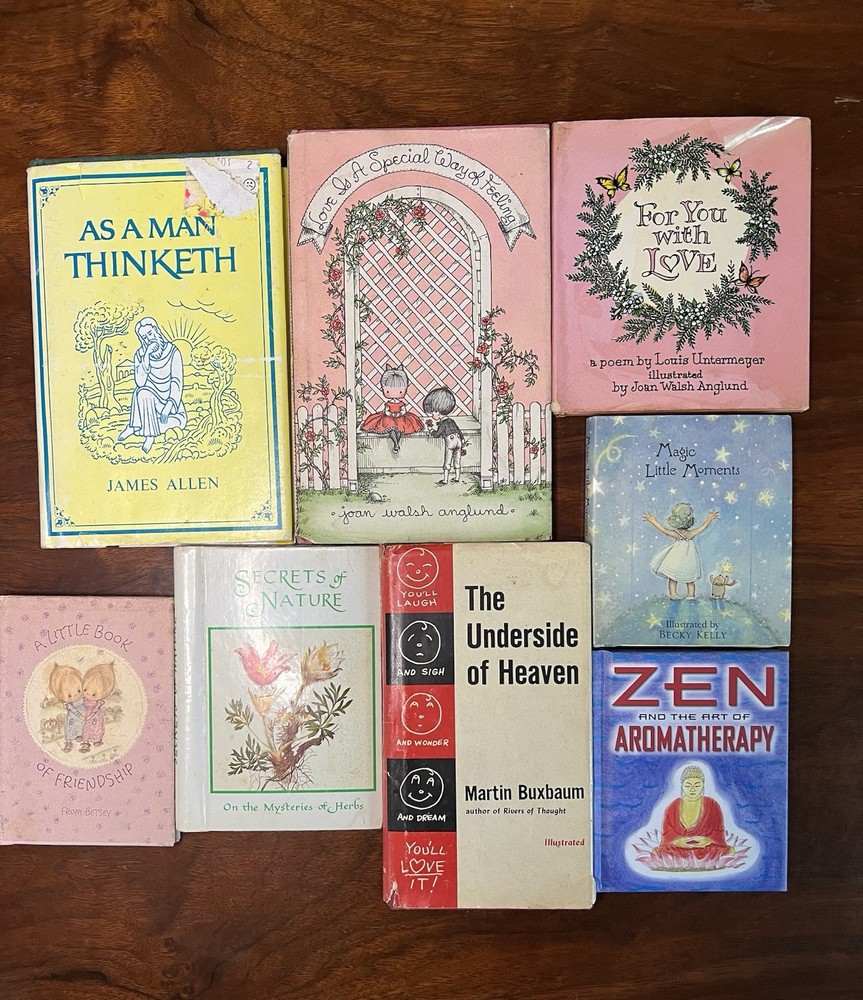 8 Mini Books Vintage Book Lot
