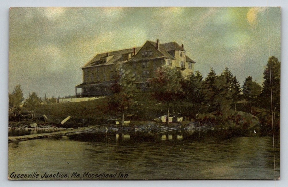 Moosehead Inn Greenville Junction ME Maine Postcard Hugh C Leighton Co c1910