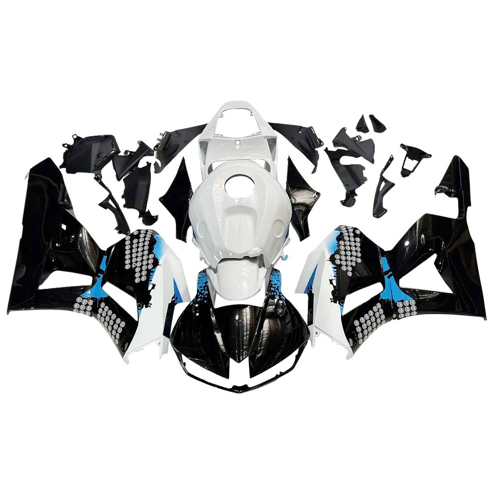 Injection White Blue Fairing Kit for Honda CBR600RR F5 2013-2020 14 ABS Bodywork