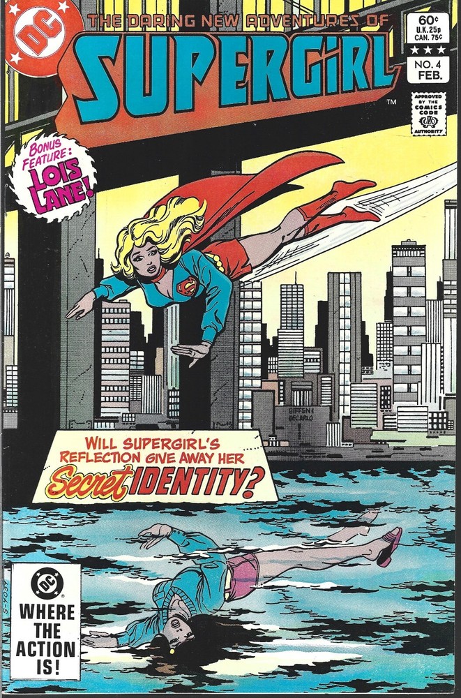 The Daring New Adventures Of Supergirl #4 (Vf) High Grade Bronze Age Dc Comic