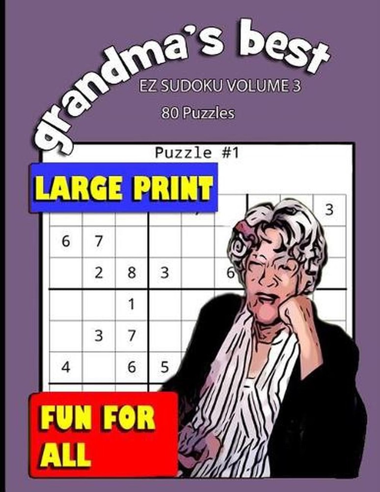 Grandma's Best EZ Sudoku: Volume 3 by Erika Simmons (English) Paperback Book