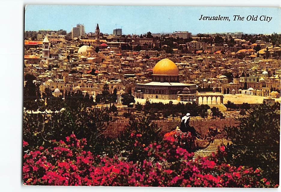 Postcard The Old City Jerusalem Israel
