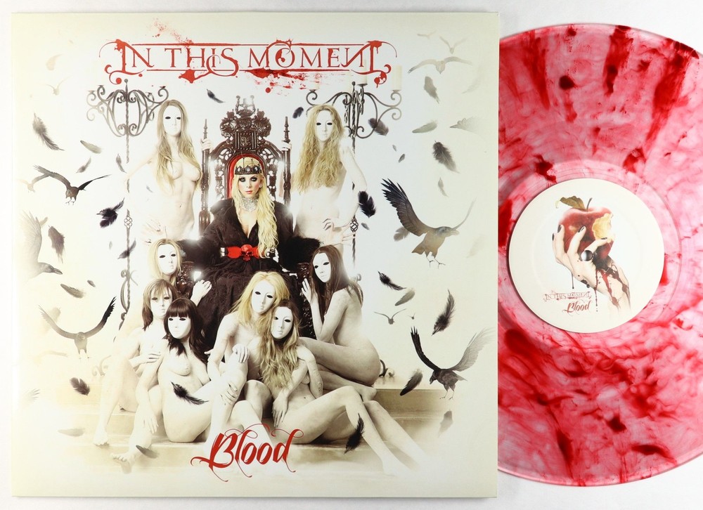 In This Moment - Blood LP - The Century Family Inc. Blood Splatter Wax Ltd. VG++