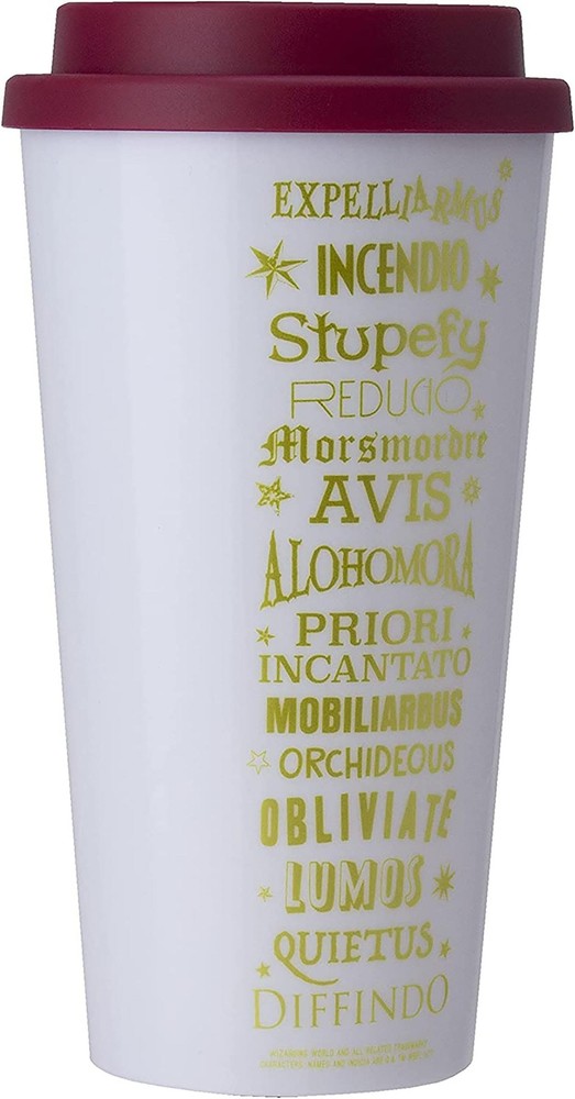 Harry Potter Spells 15oz Insulated Travel Mug for Coffee Tea  