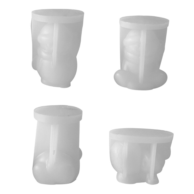 Snowman Epoxy Resin Mold Non-Stick Scented Silicone Craft DIY