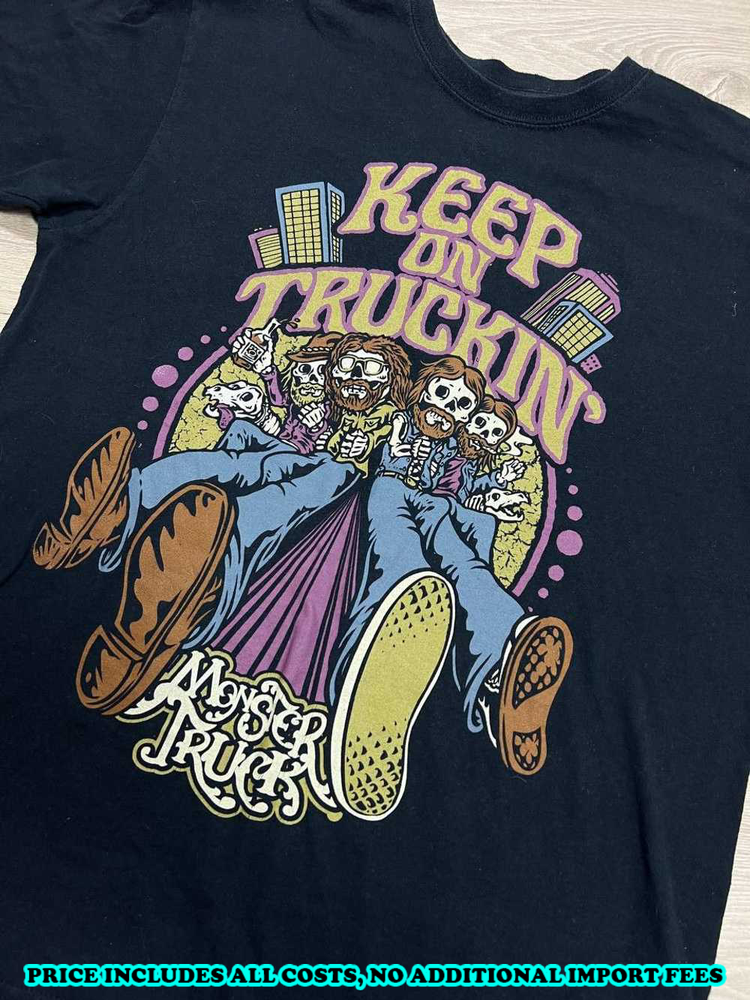 Vintage Keep on Truckin Monster Truck T-shirt S to 5XL BA377