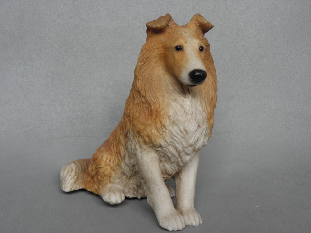 CASTAGNA ITALY RESIN COLLIE DOG FIGURINE