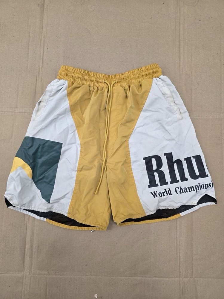 Rhude Men’s Shorts XL Yellow