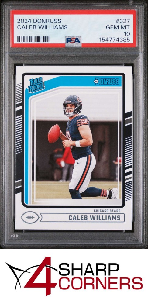 2024 Panini Donruss #327 Caleb Williams Rc Rated Rookie Psa 10Hot deals for a limited time – buy now