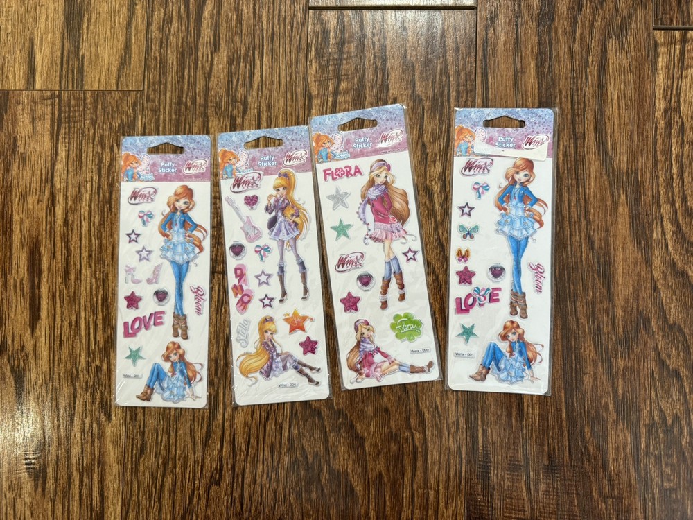Winx Club Season 8 Stickers Lot