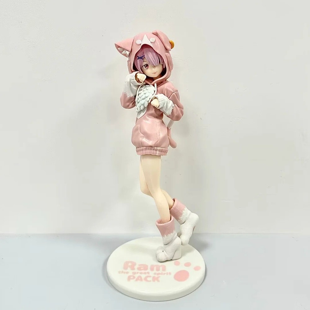 Anime Figure Cute Pajama Cat Girl PVC Collectible Model Statue 15cm No Box