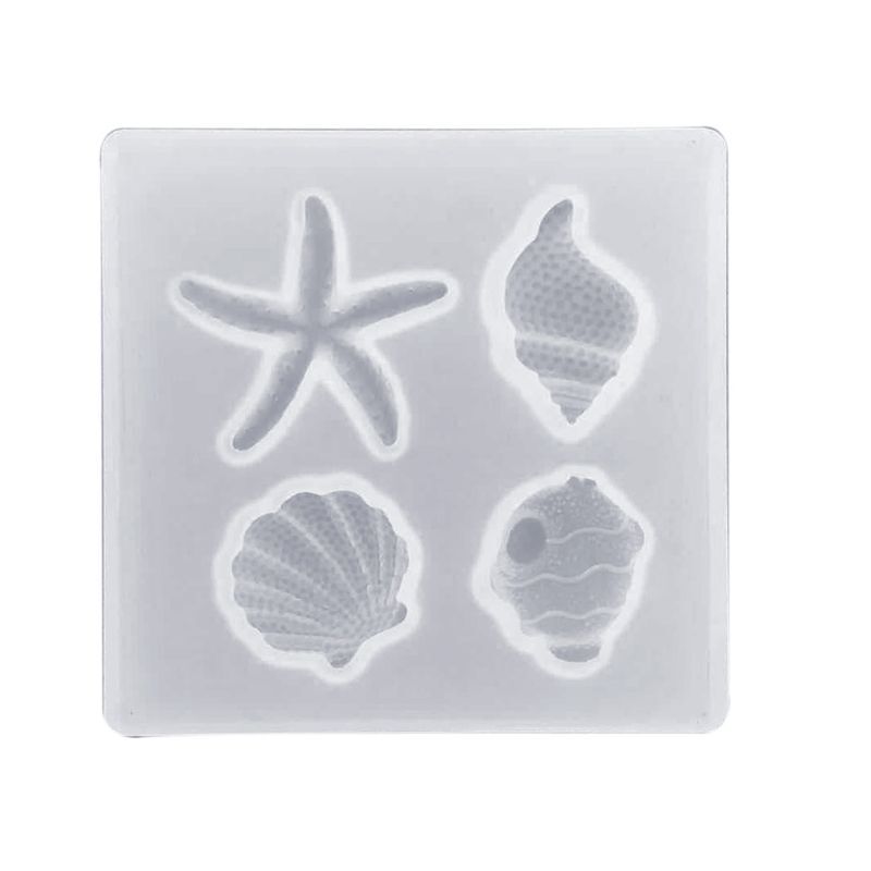 DIY Sea for Shell Silicone Mold Crystal Epoxy Resin Mold Craft D