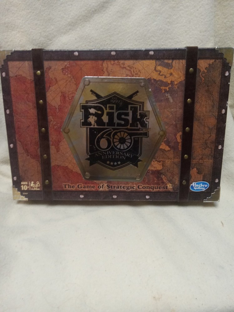 Risk 60th Anniversary Edition Strategic Family Board Game Hasbro