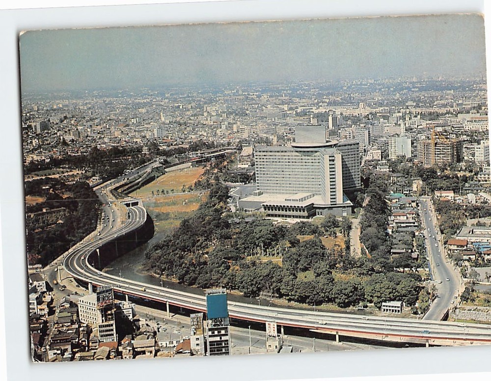 Postcard Aerial View Hotel N. Otani Tokyo Japan