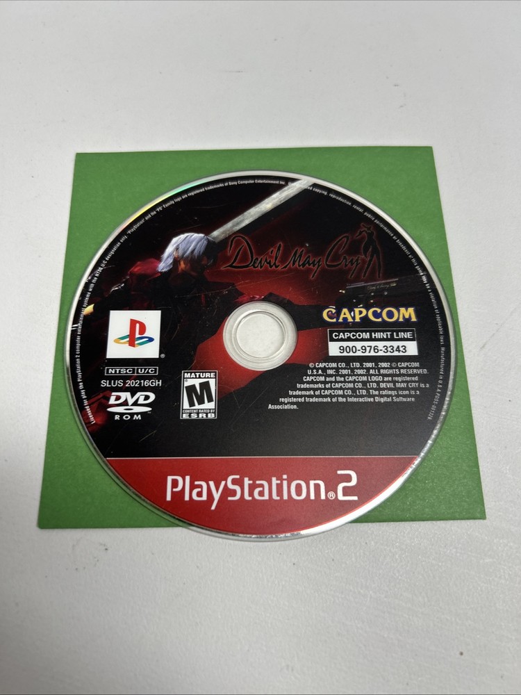 Devil May Cry (PlayStation 2 PS2, 2002) DISC ONLY
