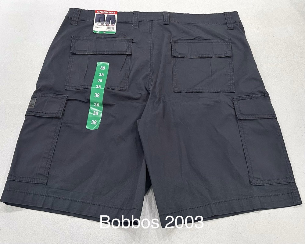 Unionbay Men's Cargo Shorts, Blue, Size 38