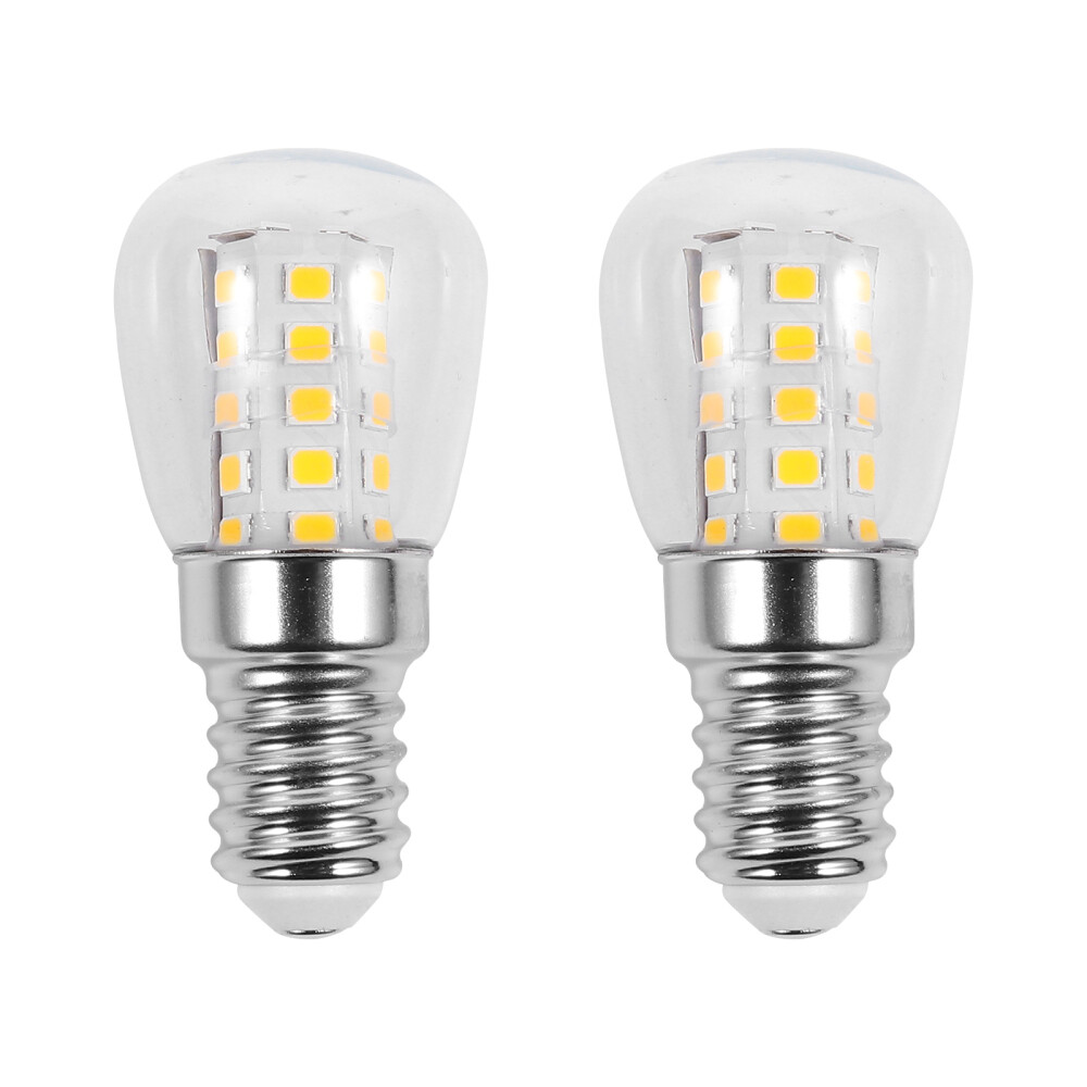 2 PCS Refrigerator Light Bulb Small Screw Oven LED E14 Dimmable Bulbs