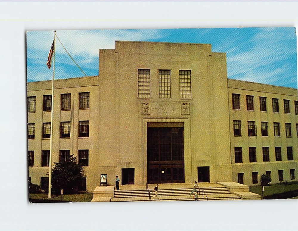Postcard Memorial City Hall And Auditorium Lynn Massachusetts USA